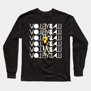 Volleyball Oldschool Game Birthday Gift Shirt T-Shirt Long Sleeve T-Shirt